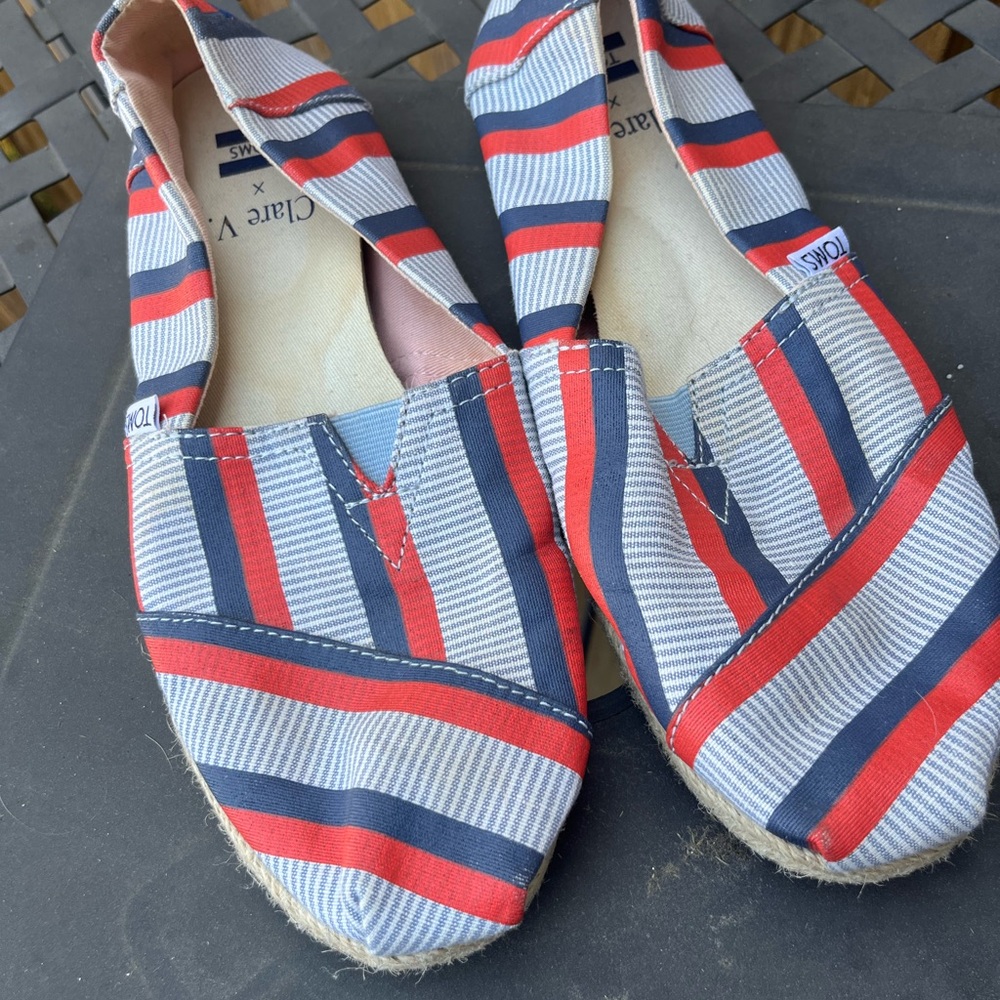 TOMS Women’s Alpargata Rope Casual Shoes size 8.5.